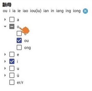 中国語音韻検索システム